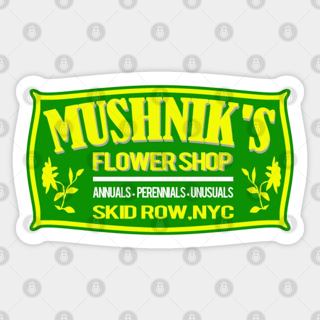 Mushnik's Flower Shop Sticker by PopCultureShirts